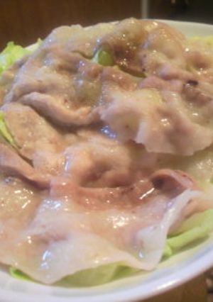 豚キャベツ　ぽん酢（レンチン）　-レシピのメイン写真