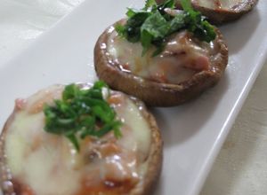 椎茸のイカの塩辛＆チーズのせ焼き-レシピのメイン写真