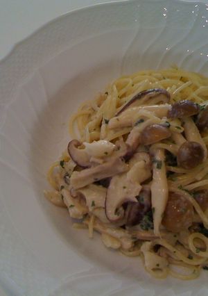 きのこのクリームパスタ-レシピのメイン写真