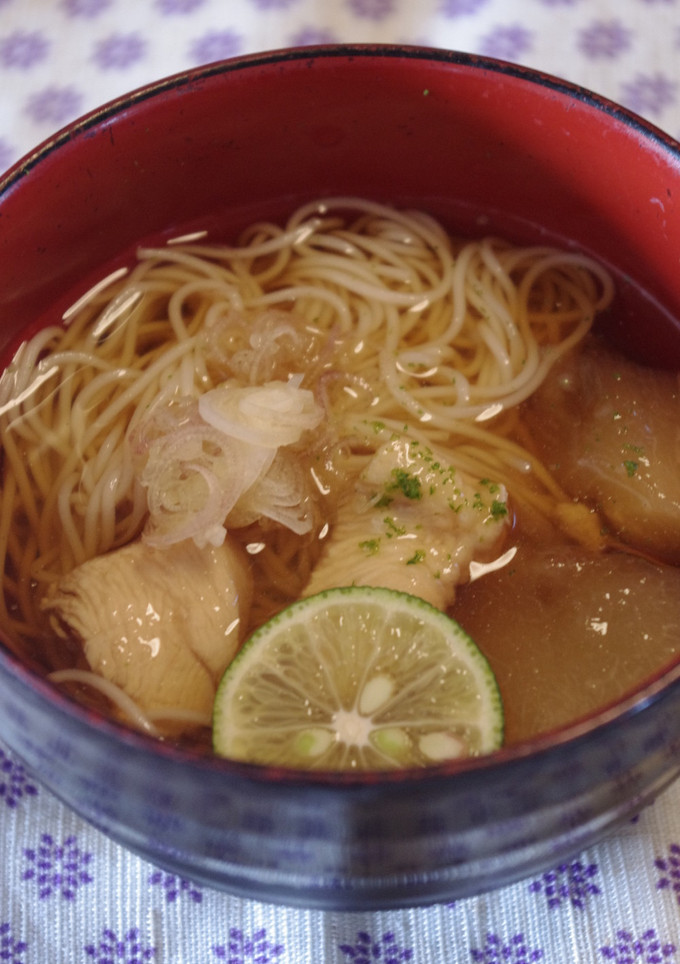 そうめんと夕顔の冷たいお椀-レシピのメイン写真