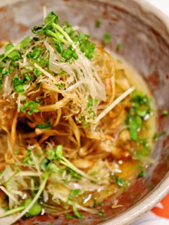 牛蒡としらすののった贅沢焼きナス-レシピのメイン写真