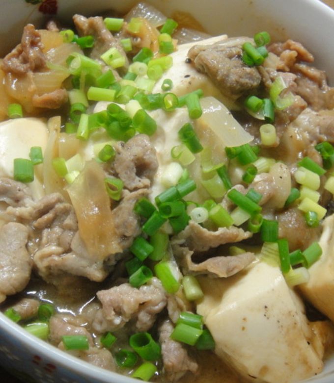 ダシダで豚肉豆腐~!!!-レシピのメイン写真