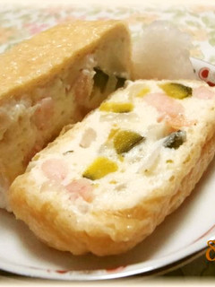 お豆腐のテリーヌ おあげ巻き-レシピのメイン写真