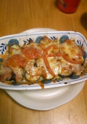 とっても簡単☆トマトとナスの重ね焼き-レシピのメイン写真