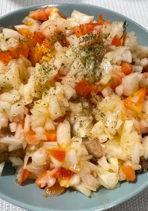 豚こまでトマトサルサ風-レシピのメイン写真