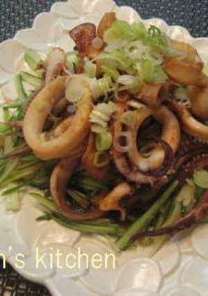 イカの味噌炒め-レシピのメイン写真