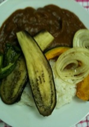 バーベキュー風、夏カレー(^-^)-レシピのメイン写真