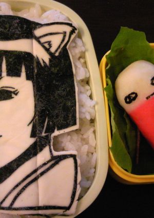 銀魂キャサリンのキャラ海苔弁-レシピのメイン写真