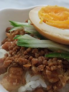 中華 ひき肉煮込みかけご飯-レシピのメイン写真