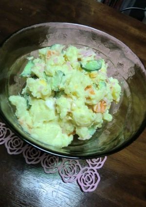 酸っぱくないけどお酢たっぷりポテトサラダ-レシピのメイン写真