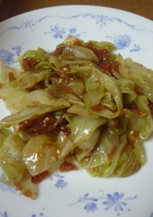 キャベツの梅風味-レシピのメイン写真