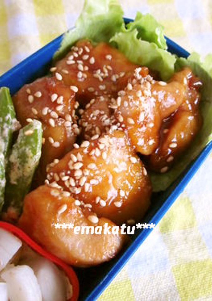 簡単お弁当♡鶏の照り焼き-レシピのメイン写真