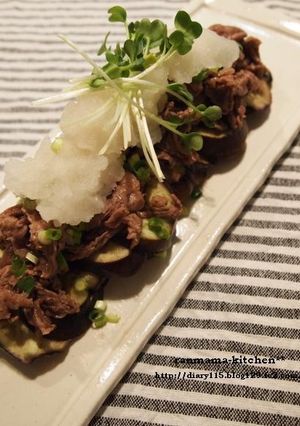 豚肉とナスのさっぱりみぞれ和え-レシピのメイン写真