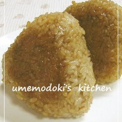 焼きおにぎり様 香ばしい～♪ 焼きおにぎり by umemodoki 【クックパッド】 簡単