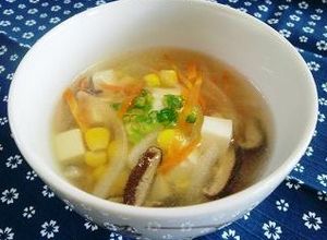 コーン缶汁でさっぱりスープ-レシピのメイン写真