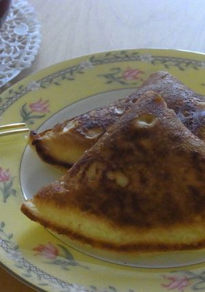 カリサクもっちり!チーズホットケーキ-レシピのメイン写真