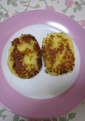 コーンコロッケ風、混ぜて焼くだけ♪-レシピのメイン写真