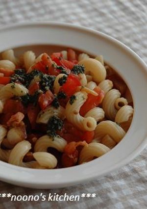 トマトがバルサミコ酢に恋したパスタ♡-レシピのメイン写真