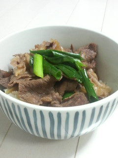 牛丼-レシピのメイン写真