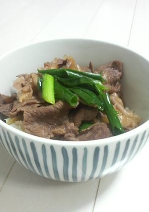 牛丼-レシピのメイン写真