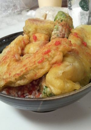 ぴんくいろ☆お気に入りの明太天丼☆-レシピのメイン写真