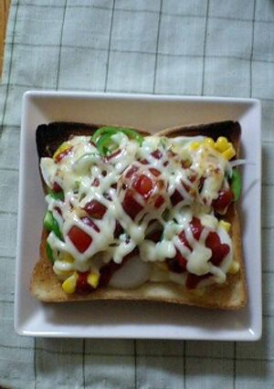魚焼き機でトーストピザ☆-レシピのメイン写真