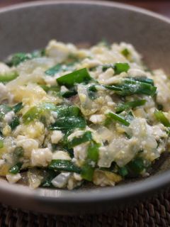 にらと豆腐の卵とじ-レシピのメイン写真