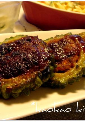 *ゴーヤバーグ*-レシピのメイン写真