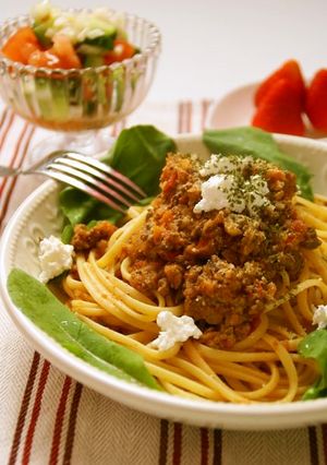 鉄分たっぷり♪鶏レバーのボロネーゼ-レシピのメイン写真
