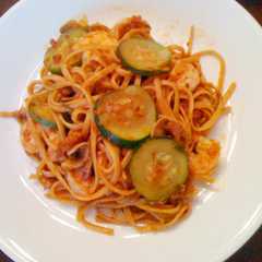 エビとズッキーニのパスタ-レシピのメイン写真