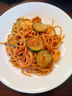 エビとズッキーニのパスタ-レシピのメイン写真