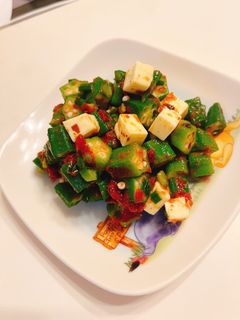 超簡単♪オクラとチーズの梅おかか和え-レシピのメイン写真