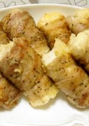 糖質オフ☆とろ〜りチーズ入り肉巻き豆腐-レシピのメイン写真