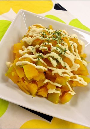かんたん♪おいし~い♪かぼちゃサラダ-レシピのメイン写真