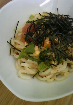 釜玉明太子うどん-レシピのメイン写真