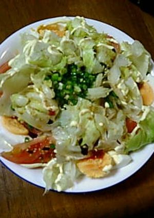 サラダうどん・野菜と酢が身体にグ～♪-レシピのメイン写真