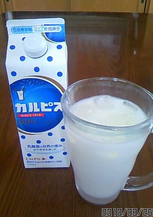 牛乳嫌いな子供に大人気カルピスミルク-レシピのメイン写真