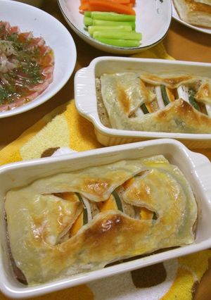 鴨と野菜のパイ乗せロースト-レシピのメイン写真