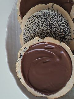 ゴマの南部せんべい+チョコ-レシピのメイン写真