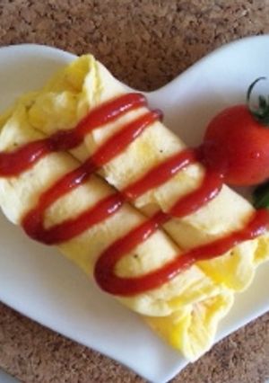 レンジで簡単☆ヘルシーオムレツ-レシピのメイン写真