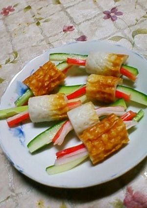 お弁当に♪ちくわのスピード☆カラフル詰め-レシピのメイン写真