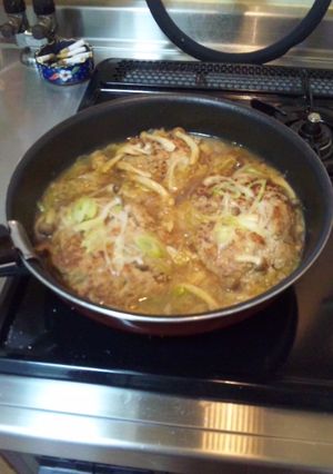 和風煮込みハンバーグ-レシピのメイン写真