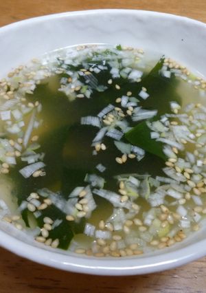 しょうが風味のわかめスープ-レシピのメイン写真