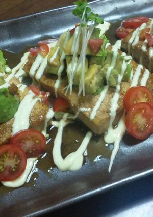 【照り焼き】アボカドと豆腐【マヨ】-レシピのメイン写真