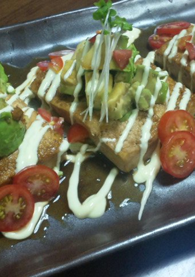 【照り焼き】アボカドと豆腐【マヨ】-レシピのメイン写真