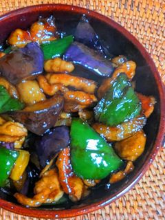 豚肉茄子ビーマンのオイスターソース炒め-レシピのメイン写真