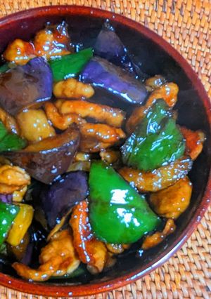 豚肉茄子ピーマンのオイスターソース炒め-レシピのメイン写真