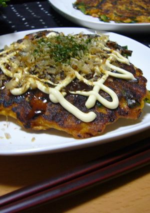 ふんわり♪豚キムチーズお好み焼き-レシピのメイン写真