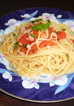 トマトの冷製パスタ-レシピのメイン写真