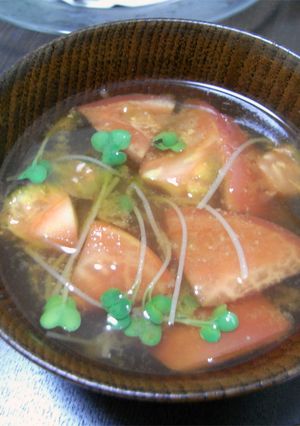 トマトとカイワレのみそ汁★-レシピのメイン写真